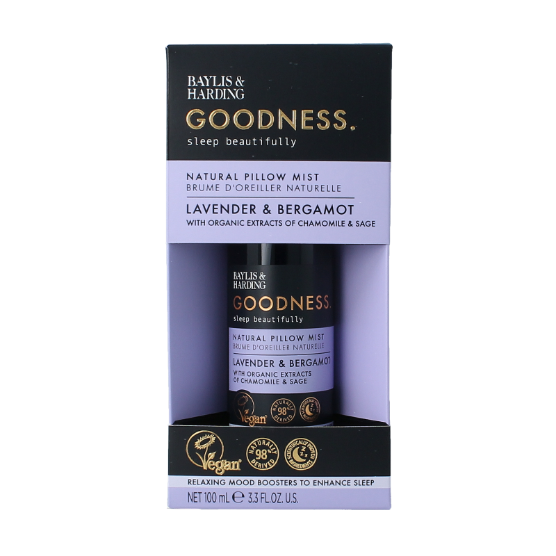 Baylis & Harding Goodness sleep pillow mist lavender & bergamot 100 Milliliter