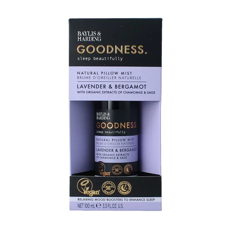 Baylis & Harding Goodness sleep pillow mist lavender & bergamot 100 Milliliter
