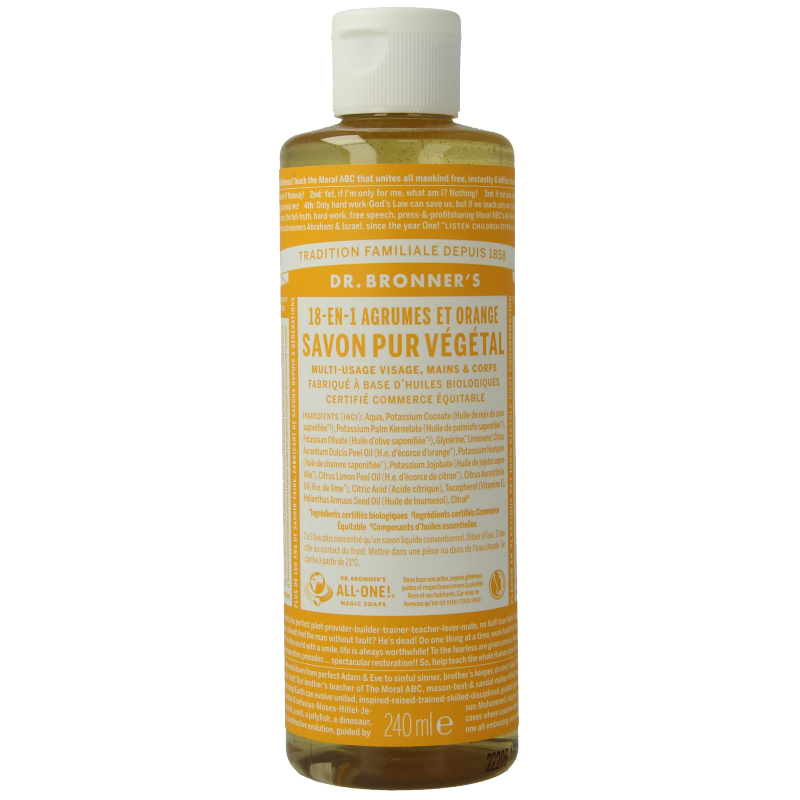 Dr Bronners Liquid soap citrus 240 Milligram