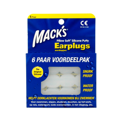 Macks Earplugs 6 Paar