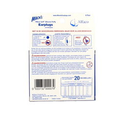 Macks Earplugs 6 Paar