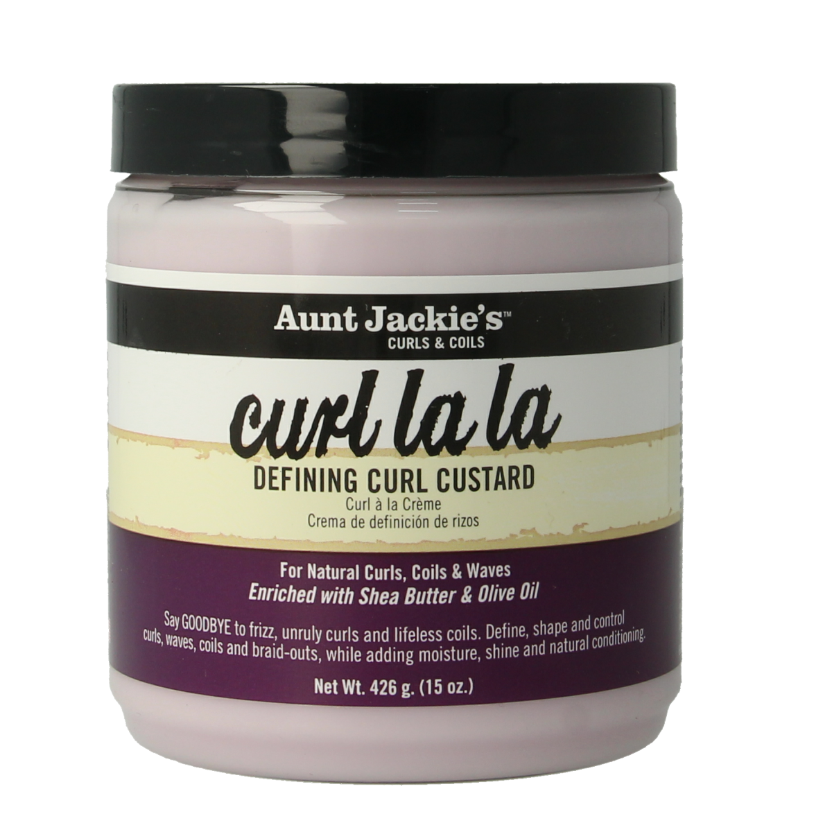 Aunt Jackie's Curl lala custard 430.00 Milliliter