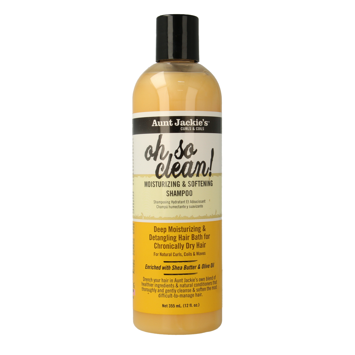 Aunt Jackie's Shampoo oh so clean 355.00 Milliliter
