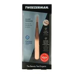 Tweezerman Slant tweezer rose goud 1 Stuks