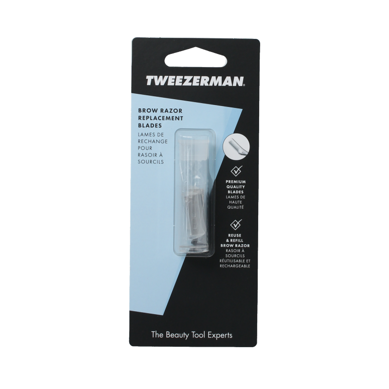 Tweezerman Brow razor replace blades 4 Stuks