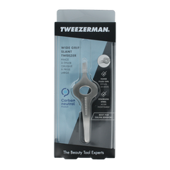 Tweezerman Slant tweezer classic with grip 1.00 Stuks