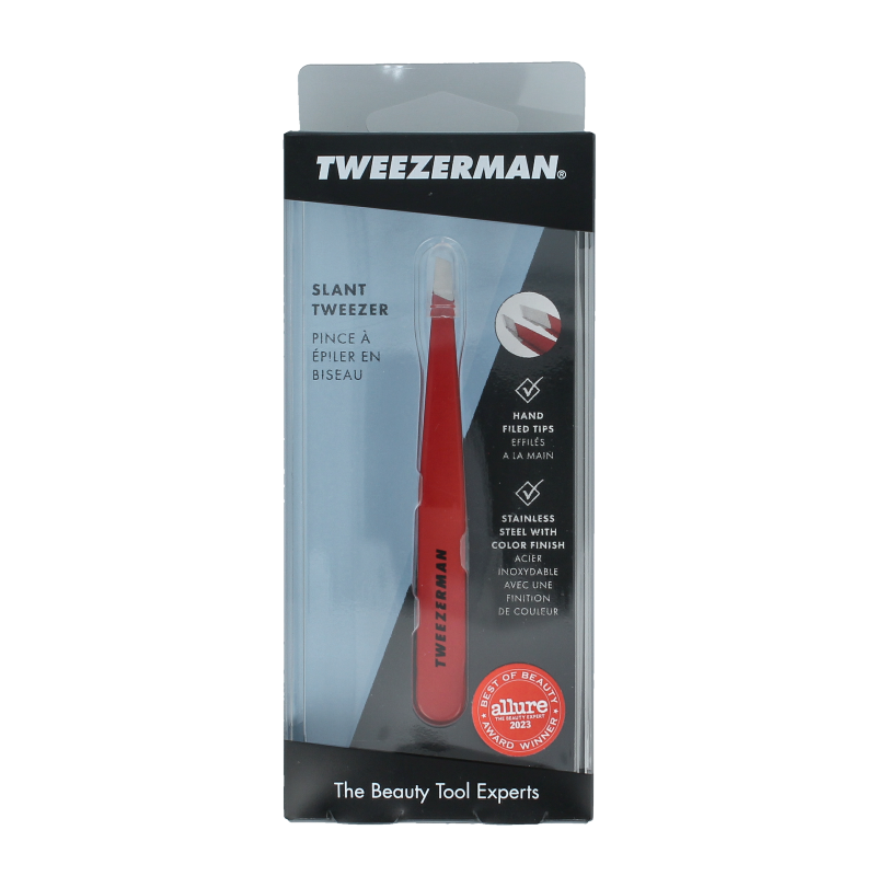 Tweezerman Slant tweezer signature red 1 Stuks