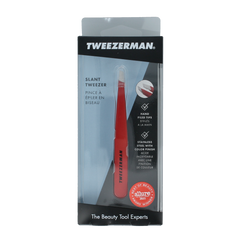 Tweezerman Slant tweezer signature red 1.00 Stuks