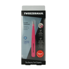 Tweezerman Slant pretty in pink 1 Stuks