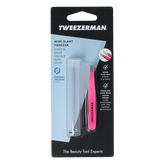 Tweezerman Mini slant tweezer neon pink 1.00 Stuks