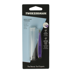 Tweezerman Mini slant tweezer blooming lilac 1 Stuks