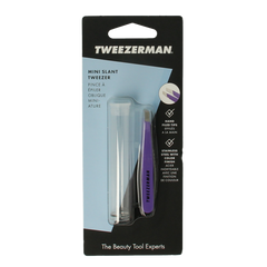 Tweezerman Mini slant tweezer blooming lilac 1.00 Stuks