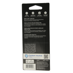 Tweezerman Mini slant tweezer klassiek stainless steel 1.00 Stuks