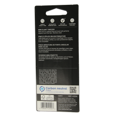 Tweezerman Mini slant tweezer klassiek stainless steel 1 Stuks