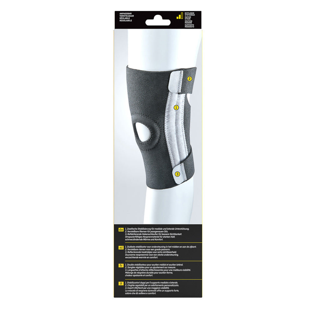 Futuro SPORT aanpasbaar knie bandage zwart 1.00 Stuks