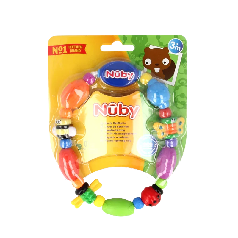 Nuby Speelse bijtketting bug-a-loop 1 Stuks
