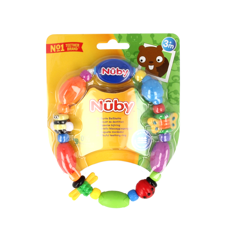 Nuby Speelse bijtketting bug-a-loop 1 Stuks