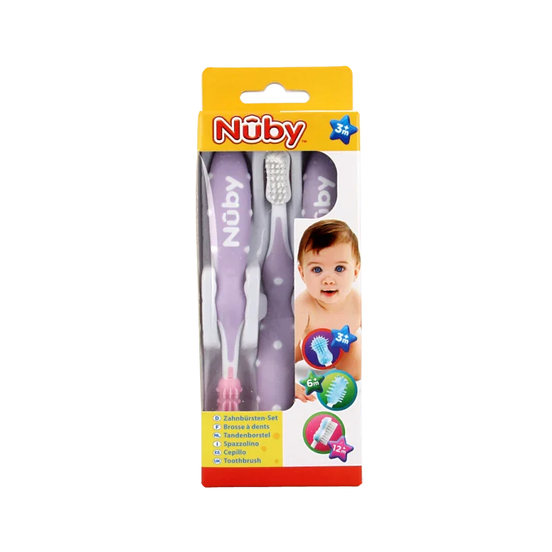 Nuby Tandenborstelsetje 3 Stuks