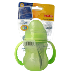 Nuby Trainingsfles anti lekspeen & lektuit 0+ assorti 1 Stuks