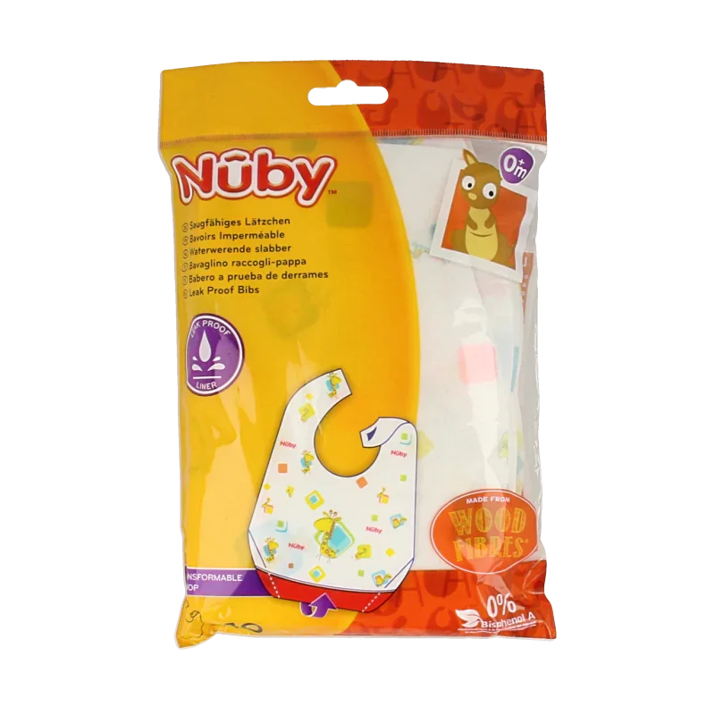 Nuby Wegwerp slabbetjes 10 Stuks