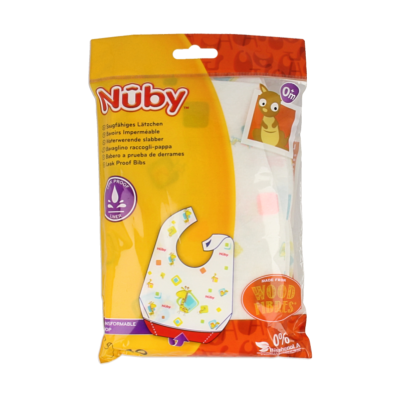 Nuby Wegwerp slabbetjes 10 Stuks
