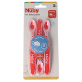 Nuby Warmtegevoelige lepeltjes 3+ maanden assorti 3 Stuks