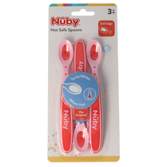 Nuby Warmtegevoelige lepeltjes 3+ maanden assorti 3 Stuks