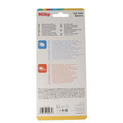 Nuby Warmtegevoelige lepeltjes 3+ maanden assorti 3 Stuks