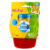Nuby Snackkommetjes met deksel 300ml 6 Stuks