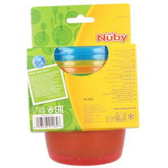 Nuby Snackkommetjes met deksel 300ml 6 Stuks