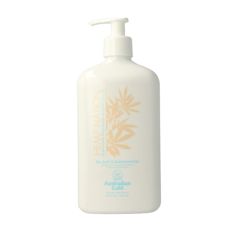 Australian Gold Hemp nation sea salt & sandalwood tan extender 535 Milliliter