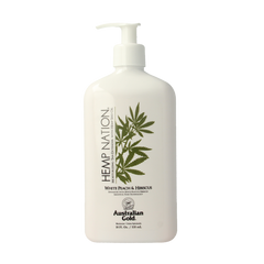 Australian Gold Hemp nation tan extender white peach hibiscus 535 Milliliter