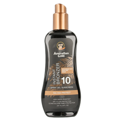Australian Gold Spray gel met bronzer SPF10 237 Milliliter