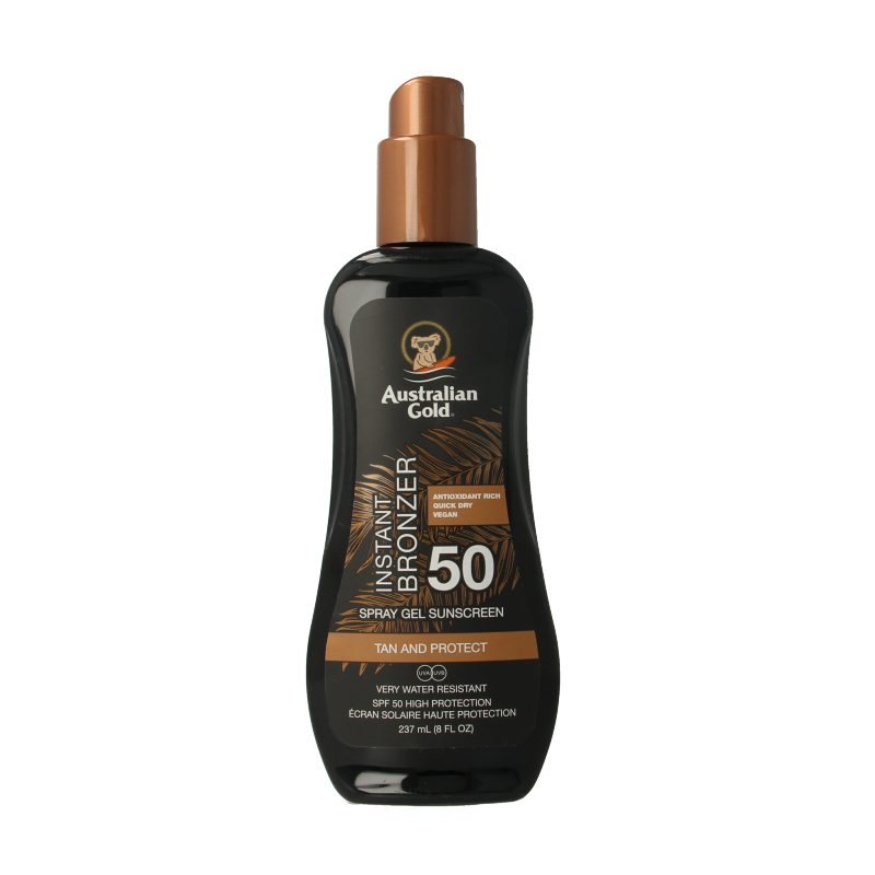 Australian Gold Spray gel bronzer SPF50 237 Milliliter