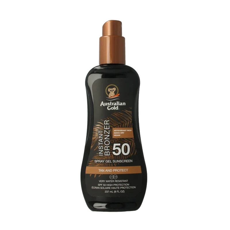 Australian Gold Spray gel bronzer SPF50 237 Milliliter