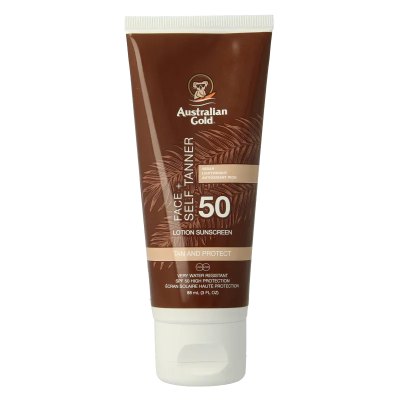 Australian Gold Face met selftanner SPF50 88 Milliliter