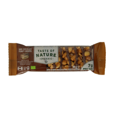 Taste Of Nature Dark chocolate peanut caramel bio 40 Gram