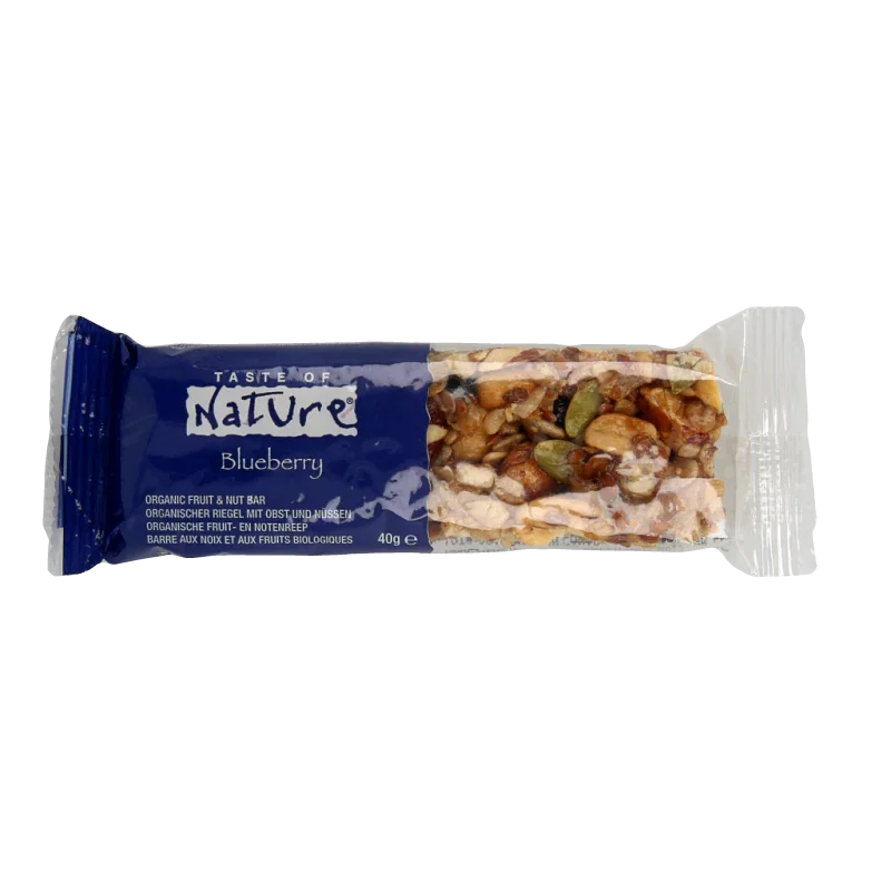 Taste Of Nature Blueberry granenreep bio 40 Gram
