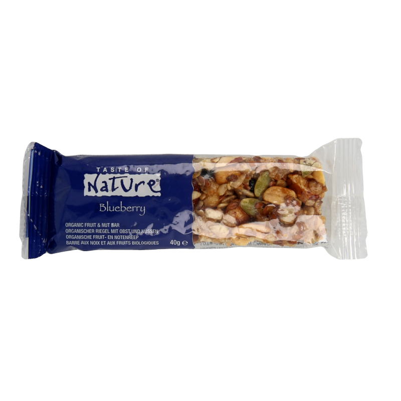 Taste Of Nature Blueberry granenreep bio 40 Gram