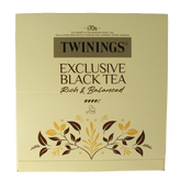 Twinings Exclusive black tea envelop 100 Zakjes