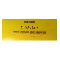 Twinings Exclusive black tea envelop 100 Zakjes