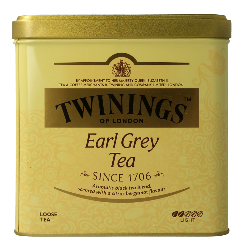 Twinings Earl grey blik 500.00 Gram
