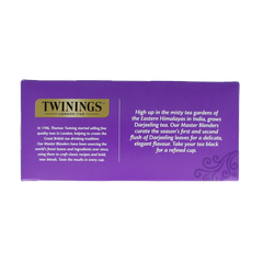 Twinings Darjeeling thee 25 Zakjes