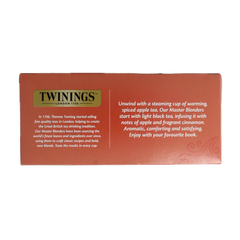 Twinings Apple cinnamon raisin 25.00 Zakjes