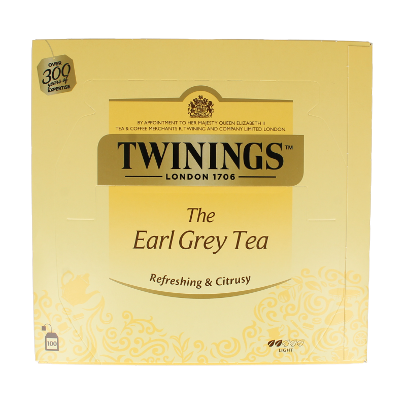 Twinings Earl grey envelop 100 Zakjes