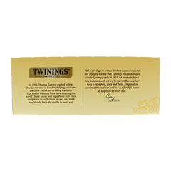 Twinings Earl grey envelop 100 Zakjes