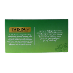 Twinings Green lemon envelop 50 Zakjes