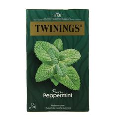 Twinings Pepermunt 20.00 Zakjes