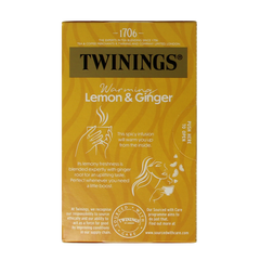Twinings Citroen gember 20 Zakjes
