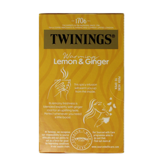 Twinings Citroen gember 20.00 Zakjes